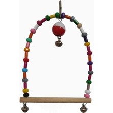 MarkEntegra Muhabbet Kuşu Salıncağı 9X12 cm - Eğlenceli Oyun Alanı