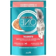 MarkEntegra Somonlu ve Havuçlu Yaş Kedi Maması 85 Gr, 48 Adet