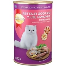 MarkEntegra Jöleli Deniz Ürünleri Tabağı - Karidesli Kedi Konservesi, 400 gr