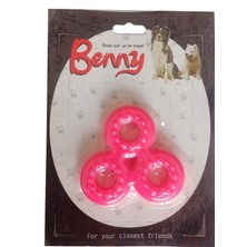 SHC4200 Benny Köpek Oyuncağı Üçlü H 9 x 9 cm Pembe