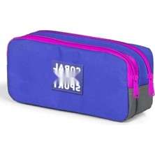 MarkEntegra Iki Gözlü Lavanta Gri Kalem Çantası