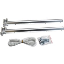 Kare Alüminyum Balkon Kurutmalık 30X30 40X40 40X50 Uyumlu