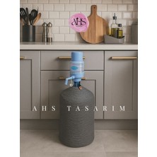 Şık ve Doğal Hasır Ip Kaplamalı Su Damacana Kılıfı, Koruyucu Örtü