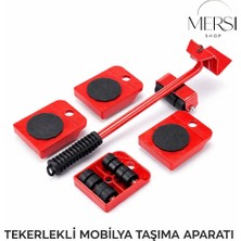 Mersi Shop Tekerlekli Mobilya Taşıma Aparatı Seti – Ağır Eşya Kaldırma ve Taşıma Aparatı 150 kg