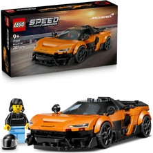 LEGO Speed Champions Mclaren W1 Gerçek Süper Araba 77257-9 Yaş ve Üzeri Çocuklar Için Mclaren Kıyafetli Sürücü Figürü Içeren Yaratıcı Oyuncak Yarış Arabası Yapım Seti, Hediye Fikri