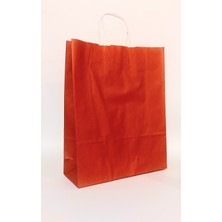 Umur Kağıt Poşet 12X32X40 Kırmızı Kuşe Kağıt 5 Adet