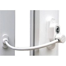 MarkEntegra 3 Adet Çelik Halatlı Pvc Pencere Çocuk Emniyet Kilidi