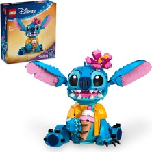 LEGO ǀ Disney Stiç 43249-9 Yaş ve Üzeri Çocuklar Için Dondurma Külahlı Inşa Edilebilen Yaratıcı Oyuncak Yapım Seti (730 Parça)
