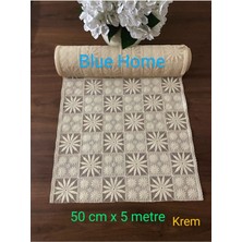 Çok Amaçlı Pvc Dekoratif Raf ve Dolap Örtüsü, Krem, 50 cm x 5 M