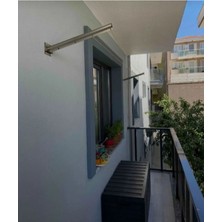 Metalik Duvar Balkon Kurutmalık, Dayanıklı ve Şık Tasarım