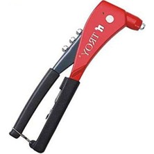 MarkEntegra Profesyonel Dört Nozullu Perçin Tabancası - Isıl Işlenmiş Krom Çelik