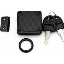 MarkEntegra Profesyonel Kare Çekmece Kilidi - 2 Anahtarlı, Yüksek Kaliteli