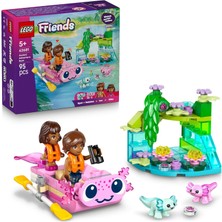 LEGO Friends Axolotl Macera Teknesi 42681 – 5 Yaş ve Üzeri Çocuklar Için Leo ve Alba Bebekleri ile 2 Oyuncak Axolotl Figürü Içeren Yaratıcı Oyuncak Yapım Seti, Yılbaşı Hediyesi Fikri (