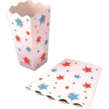 MarkEntegra 100 Adet Büyük Karton Pop Corn Kutusu