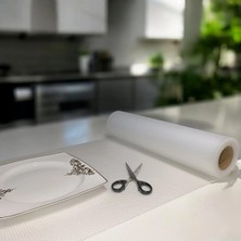 Kaydırmaz Dolap Içi Örtü, Şeffaf Raf ve Çekmece Matı 45 cm x 10 M