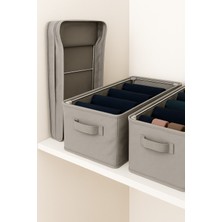 Katlanabilir Çelik Çerçeveli Dolap Içi Raf Düzenleyici Organizer