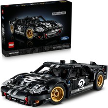 LEGO Technic 1966 Ford GT40 Mkıı Yarış Arabası 42223 – Yetişkinler Için Direksiyonu Çevirmek Için Düğme ve Kaputu Açmak Için Kol Dahil Gerçekçi Özellikler Içeren Model Araba Yapım S
