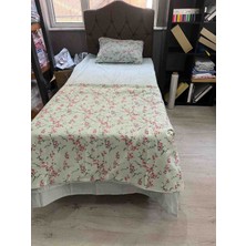 F.ACAR Home Collection Tek Kişilik Nevresim Takımı Çiçek Dalları