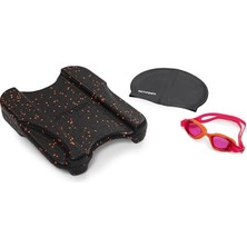3'lü Yetişkin Yüzme Seti (Pullkick+Havuz Bonesi+Yüzücü Gözlüğü)
