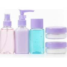 Kaia Life 5 Parça Şeffaf Seyahat Kozmetik Seti 30 ml