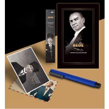 MarkEntegra 2026 Yılına Özel Atatürk Temalı Ajanda ve Ayraç Seti - Lacivert