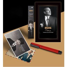 MarkEntegra 2026 Atatürk Temalı Kırmızı Ajanda ve Ayraç Seti
