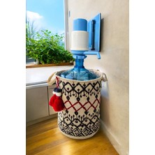 Kilim Desenli Damacana Kılıfı Kutusu Örtüsü, Su Sebili Üzerine Şık Koruma