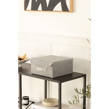 Balıksırtı Desenli Kapaklı Katlanabilir Saklama Kutusu