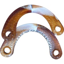 Hsc Bilişim Çanta Sapı Ay Model Kahverengi-Beyaz 20 cm