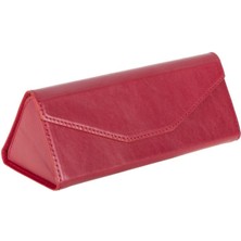 Kaia Life Smart Glass Deri Gözlük Kılıfı V4 Kırmızı