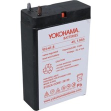 SHC4200 Yokohama Yh-41.8 4 Volt - 1.8 Amper Akü (50X76X22 Mm)