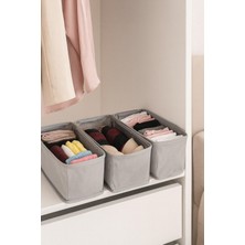 3’lü Katlanabilir Telli Çekmece Düzenleyici Seti, Saklama Kutusu