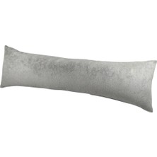 Gri Süet Uzun Düzenleyici Bileklik, Saat ve Kelepçe Yastığı 8X28 cm