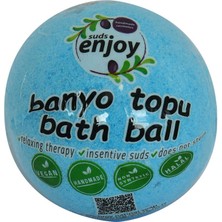 Kaia Life Himalaya Tuzlu El Yapımı Banyo Küvet Topu Sabunu Mavi 90-120 gr