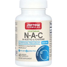 Jarrow Formulas N-A-C N-Acetyl-L-Cysteine 500 Mg Liver Function - Glutathione 60 Veggie Capsul.37.