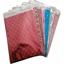 MarkEntegra Kendinden Bantlı Metalize Hediye Paketi - 20X25 Cm, 100 Adet