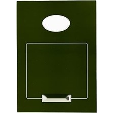 MarkEntegra A4 Çizgisiz Klasik Not Defteri - 50 Yaprak, Yeşil Karton Kapak