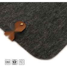 MarkEntegra Büyük Boy Koyu Gri Keçe Mousepad, 50X100 cm