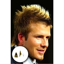 Begonia Accessories 925 Ayar Gümüş , Üçgen Kesim Zultanit Tek Taş Unısex 1 Adet Küpe  Çift Değil