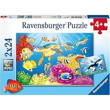 SHC4200 Ravensburger Puzzle 2X24 Parça Sualtı Renkli 3+