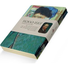 MarkEntegra Çizgisiz A5 Defter Seti - 4'lü Van Gogh Temalı