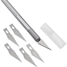 MarkEntegra Hassas Kesim Için Kretuar Bıçağı Seti - 5 Yedek Uç