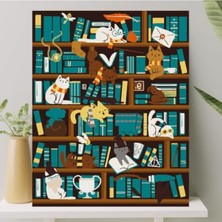 MarkEntegra Sayılarla Boyama Tuval Seti - 40X50 cm Çıtalı