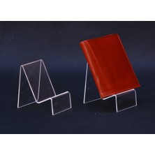 Şeffaf Pleksi Telefon ve Cüzdan Teşhir Standı, Tek Basamak, Modern Tasarım