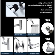 MarkEntegra 4 Modlu Su Tasarruflu Musluk Başlığı, Krom, Uzun Ömürlü