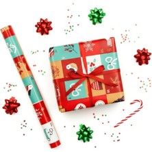 MarkEntegra 70X100 cm Premium Yılbaşı Hediye Paketleme Kağıdı - 2'li Set