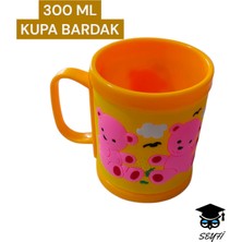 300 ml Desenli ve Pop-It Kupa Bardak Çeşitleri Plasik Çocuk Bardakları 1 Adet Fosforlu Canlı Renkler