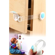 Hype Store 2 Adet Çocuk Bebek Koruma Lastikli Dolap ve Çekmece Güvenlik Kilidi