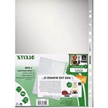 MarkEntegra A4 Buzlu Poşet Dosya (11 Delikli) - 100 Adet