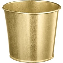 MarkEntegra Galvanizli Çelik Yuvarlak Saksı - 9 cm